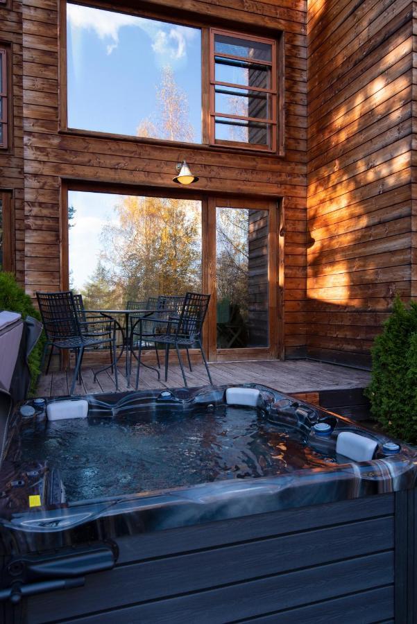 Pinus Villas Lodge With Private Jacuzzi & Phyto-Sauna Retreat Zheleznitsa Exterior foto